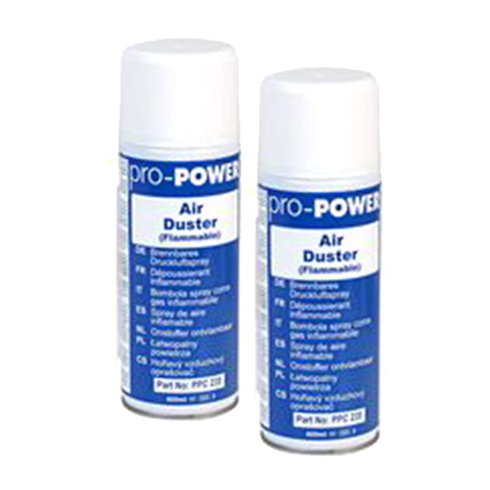 2X Pro Power Air Duster 400ml for Computer Electronic Equipment Dust Dirt Remover