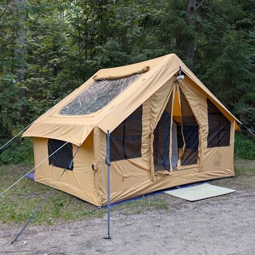 RBM Outdoors Panda Air Medium Inflatable Canvas Camping Tent...
