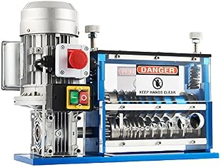 CREWORKS 370W Automatic Wire Stripper with 11 Channels, Power Cable Stripper for 1.5mm to 38mm Copper Wire, Electrical Wire Stripping Machine DIY Tool for Home Repair Remodelling Recycling (WSM-N038)
