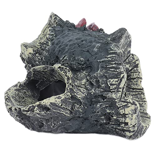 Toro de decoração de aquário de resina pequena, tronco em decomposição Design de fundo plano ecologi