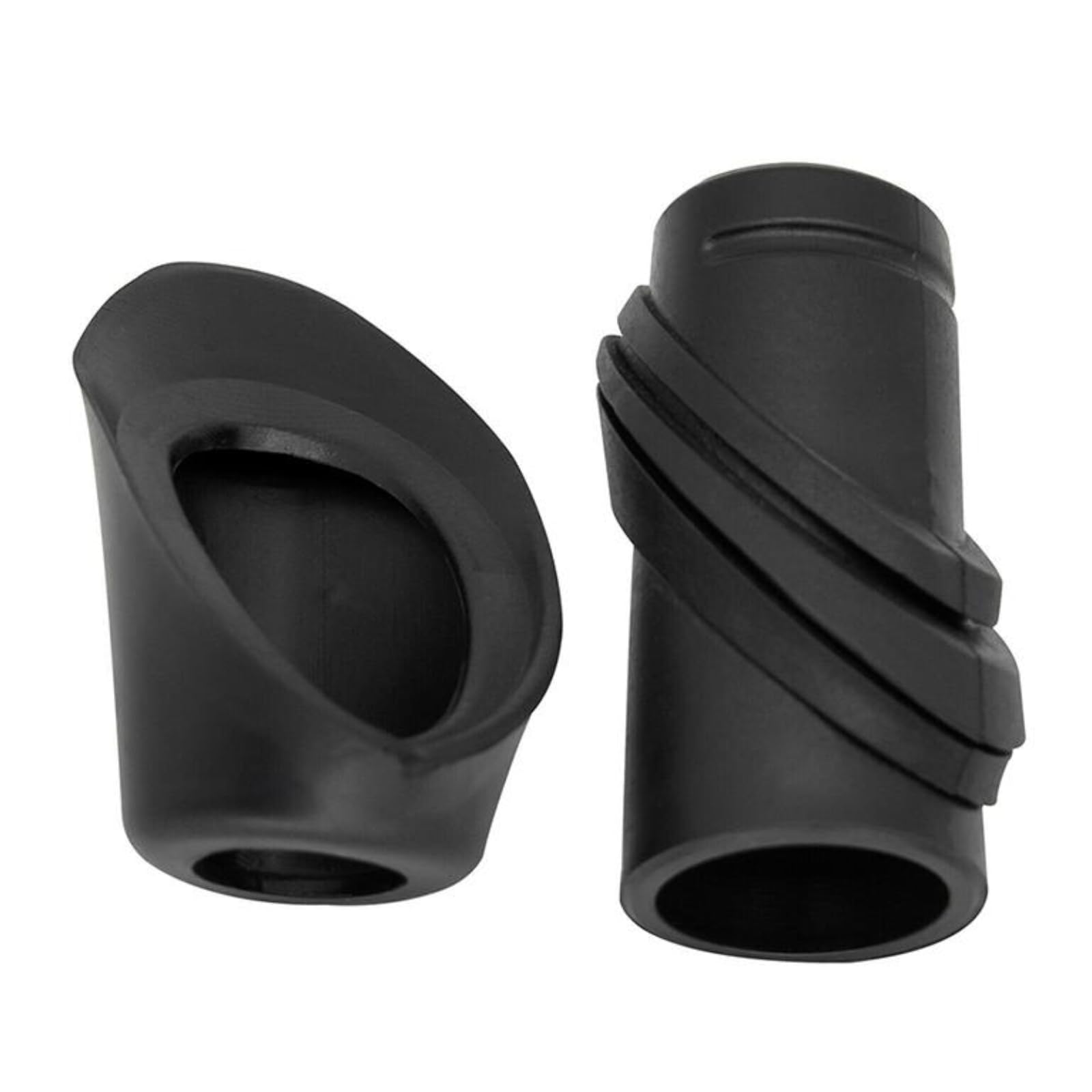 Twowinds - Guarnizione Base Antenna Radio A1248270898 Compatibile con Mercedes Benz W124 A124 C124 (1984-1996) - A1248270798 - Guarnizione Cappuccio in Gomma per Antenna (2 pezzi incastrabili, Nero)