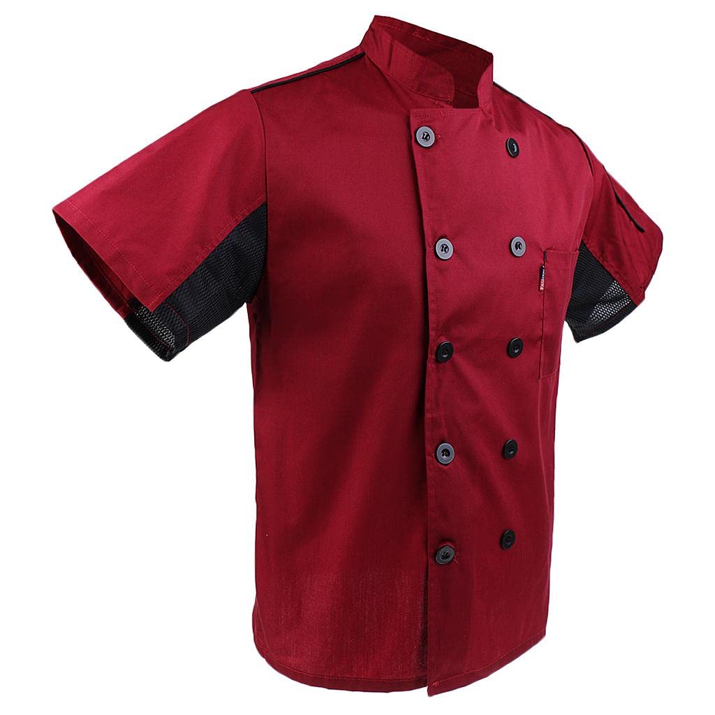 elbme Chef Uniforms M Red-picture-18