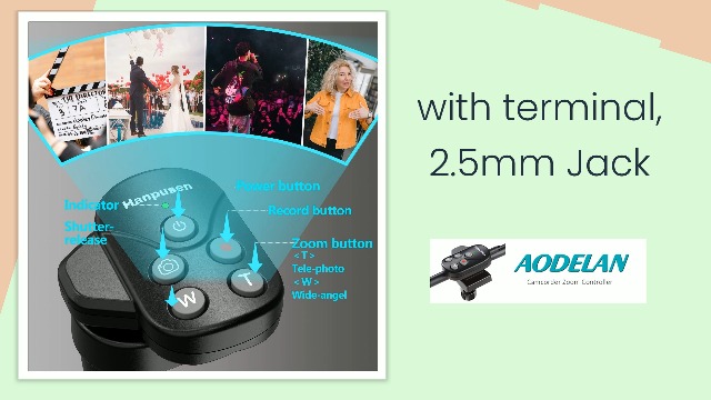 Amazon.com : Camcorder Lanc Zoom Remote Controller, Wired Remote