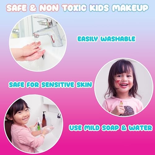 Maquillage enfant licorne brillant à lèvres baume lavable - 6