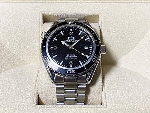 Amazon Paulareis ブラック 3針 ダイバーデザイン 機械式 デイト 腕時計 45mm ウォッチ 検索 オマージュ シーマスター プラネットオーシャン 腕時計 ファッション 通販 Amazon Paulareis ブラック 3針 ダイバーデザイン 機械式 デイト 腕時計 45mm ウォッチ 検索 オマージュ シーマスター プラネットオーシャン 腕時計 ファッション 通販