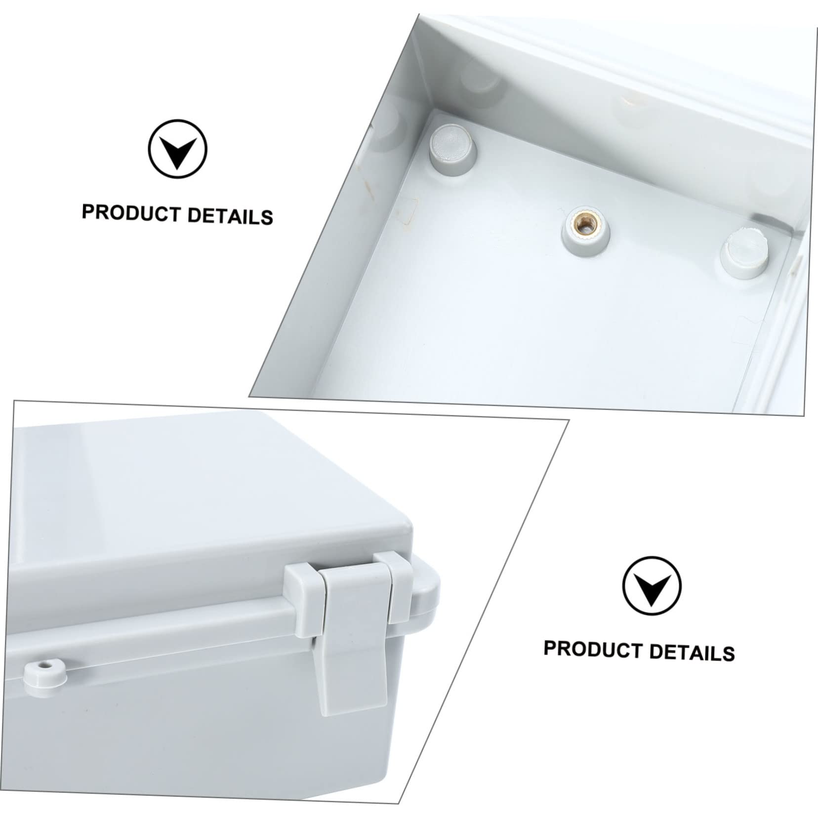 Angoily 2 Pz Scatola di giunzione tappo multi scatole derivazione esterne scatole elettriche scatola derivazione scatole di giunzione scatole di connessione resistenti alle intemperie AbS