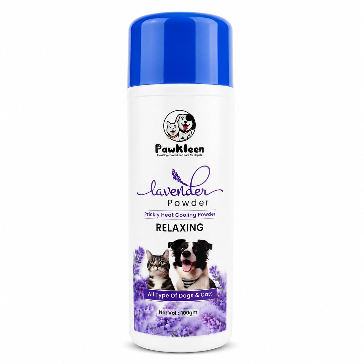 Lavender Powder for Dogs & Cats | Relaxing Pet Dusting Powder with Neem & Lavender Extract | Helps Reduce Odor, Dandruff & Prickly Heat | Soft & Fresh Coat Care | 100g-image-40