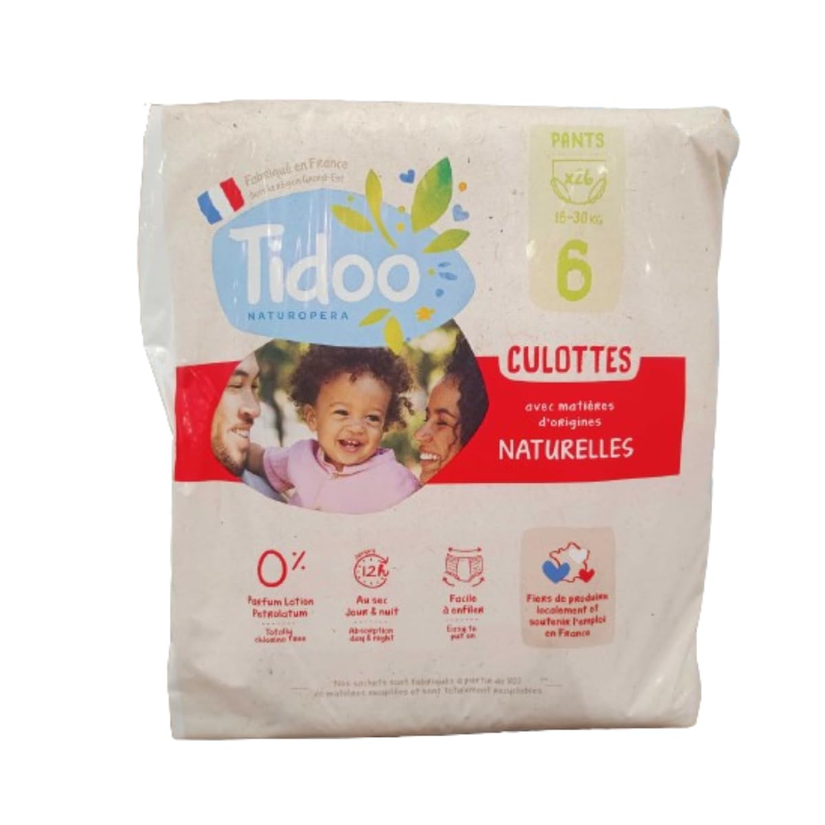 TIDOO - T6-​26 Couches Culottes d'apprentissage écologiques (16-​30kg)