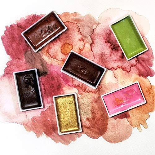 Kuretake-GANSAI-TAMBI-48-Colors-Set-Watercolor-Paint-Set-Professional-quality-for-artists-and-crafters-AP-Certified-water-colors-for-adult-Made-in-Japan