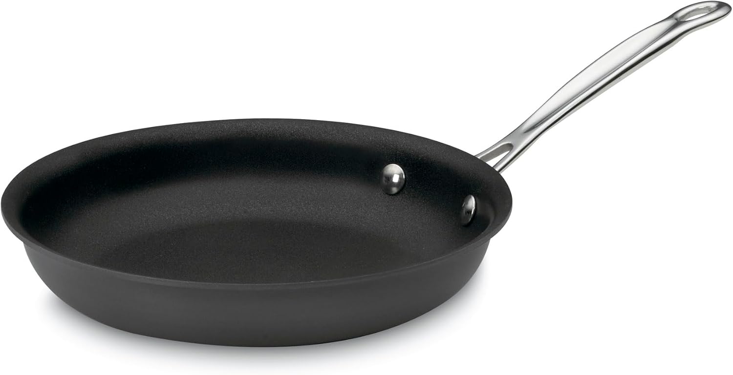 Cuisinart 9-Inch Open Skillet Chef's Classic PURELYCERAMIC and PFAS-Free Nonstick Hard-Anodized, 622C-22