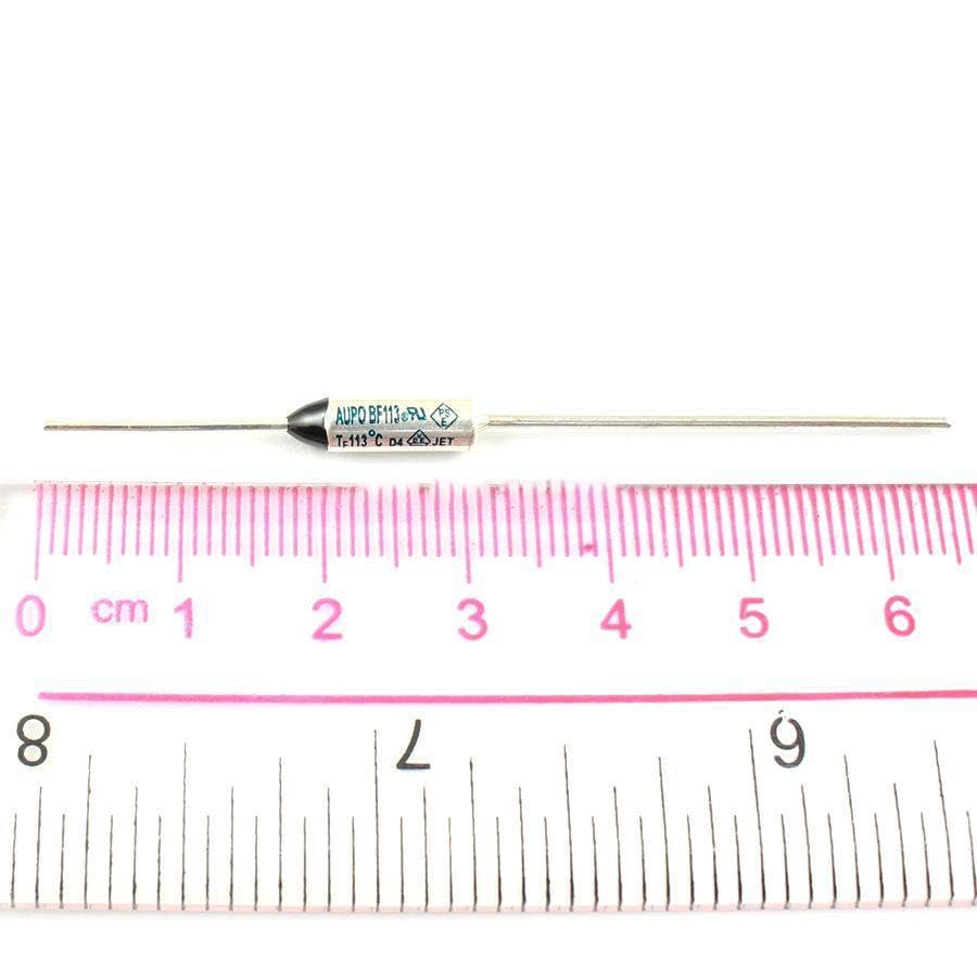10 Pcs Thermal Fuse Cutoff TF 113 Degree 250V 10A BF113