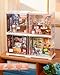 Rolife Mini Super Creator Series, DIY Miniature Honey Tea Lounge Dollhouse House Kit, Bulid Scenary for Action Collectible Figures,Creative Gifts for Women Kid Adults