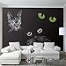 Produktbild HONGYAUNZHANG Cute Cat Pattern Benutzerdefinierte Fototapete 3D Stereoskopischen Wandbild Wohnzimmer Schlafzimmer Sofa Hintergrund Wandmalereien,170Cm (H) X 250Cm (W)