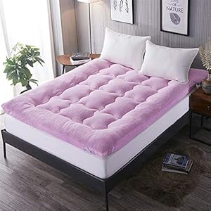 YUBAOLI Plüschige Japanische Futonmatratze 90x200 cm