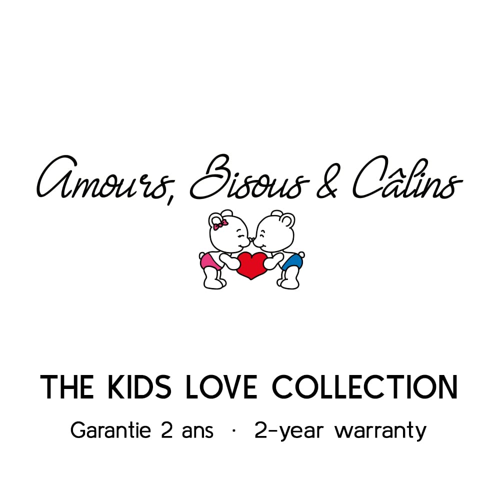 Amours, Bisous & Calins - Pendentif MON LAPIN - Argent 925-100% Anallergique - pour Enfants de 2 à 12 ans - Bijou Enfant