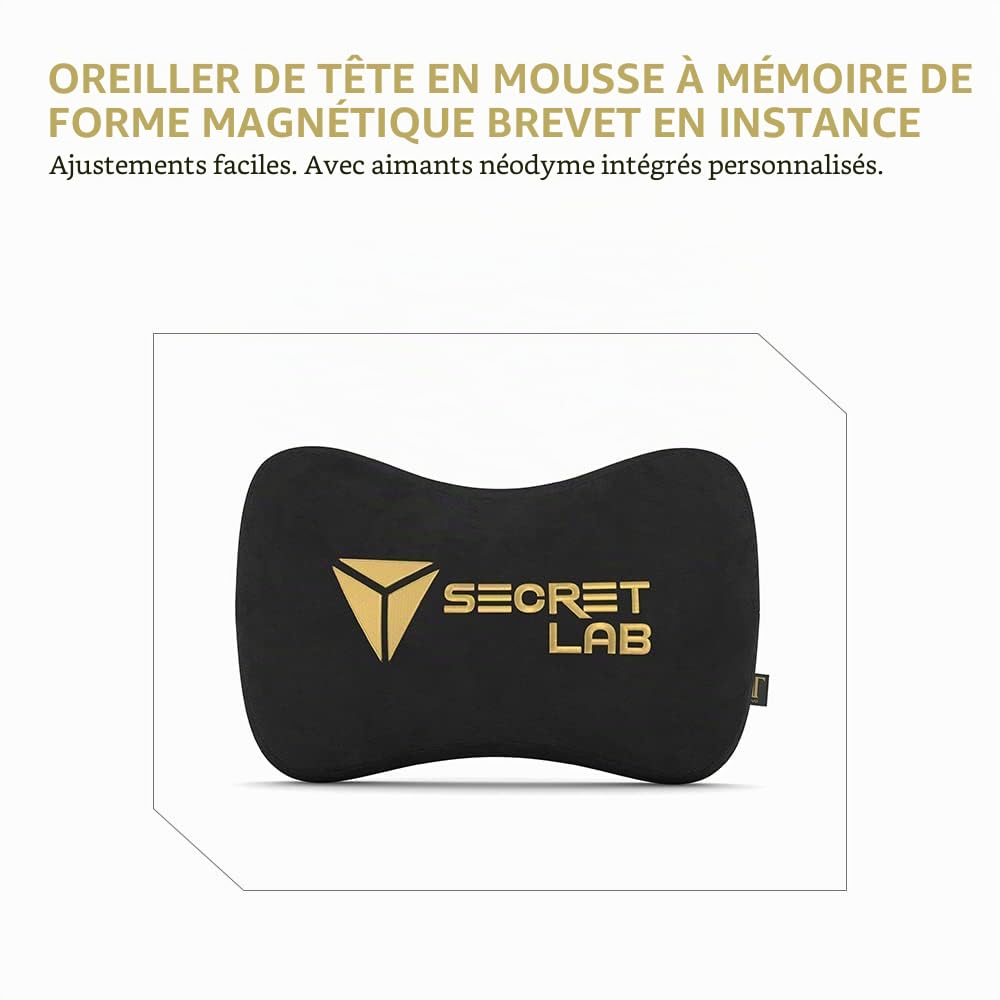Secretlab Chaise Gaming Titan Evo Stealth - Ergonomique, Confortable et Inclinable avec Accoudoirs 4D, Appui-Tête Magnétique et Support Lombaire Intégré à 4 Directions - Noir - Similicuir