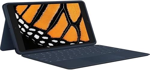 Logitech Rugged Combo 3 - Funda para iPad (8ª generación), iPad (7ª generación), color azul