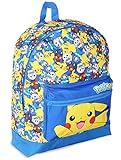 Pokémon Mochilas Escolares Juveniles | Mochila Para Niños Con Pikachu, Litten, Rowlet Y Popplio | Bolso Escolar Niño Y Niña | Bolso De Viaje Para Niños Para La Guardería, La Escuela O El Instituto