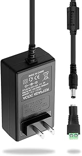 Aclorol 12V 3A Power Supply Adapter 36W 100V-240V AC to DC 12Volts Converter Adapter Transformer 3amp 2.8A2.5A2A1.5A 5.5x2.5mm 2.1mm for WS2811 12V LED Strip Light Wireless Router ADSL Cats IP Camera