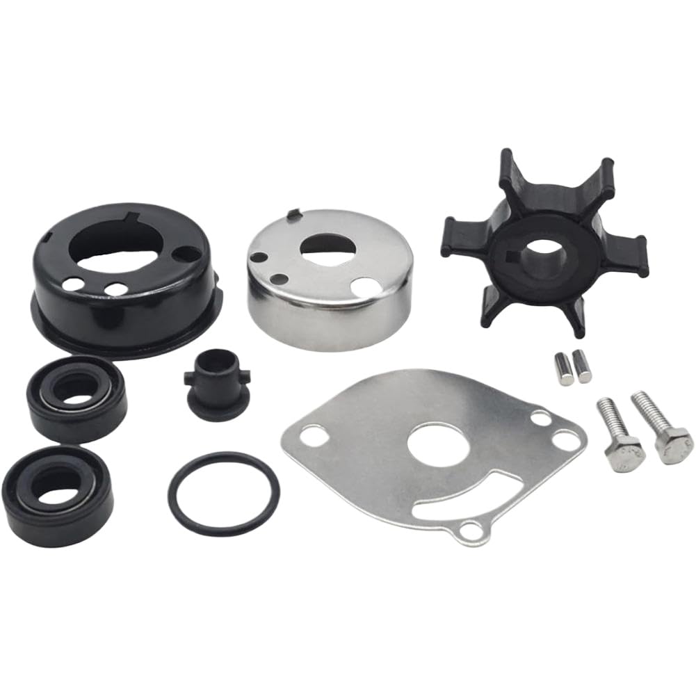Kit Riparazione Girante Pompa Acqua 6A1-W0078 Compatibile Con Fuoribordo | Adatto per 2 tempi 2 CV; Adatto anche per i numeri di parte 6A1-W0078-02-00 e 6GD-W0078-00