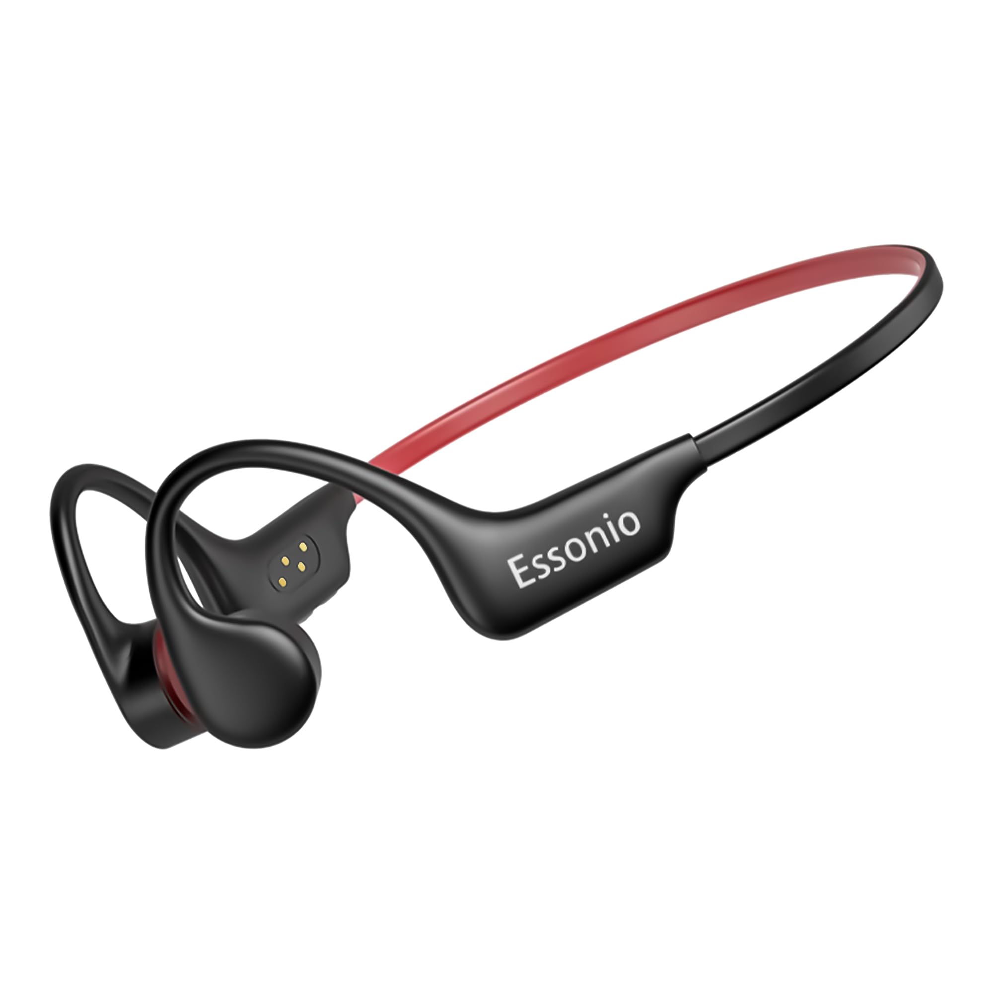 Photo 1 of Essonio Ultra-Lightweight (26g) Bone Conduction Headphones for Swimming, IP68 Waterproof MP3 Player with 16GB Storage, Bluetooth 5.3 Open-Ear Headphones,3D Surround Sound for Running & Sports Black