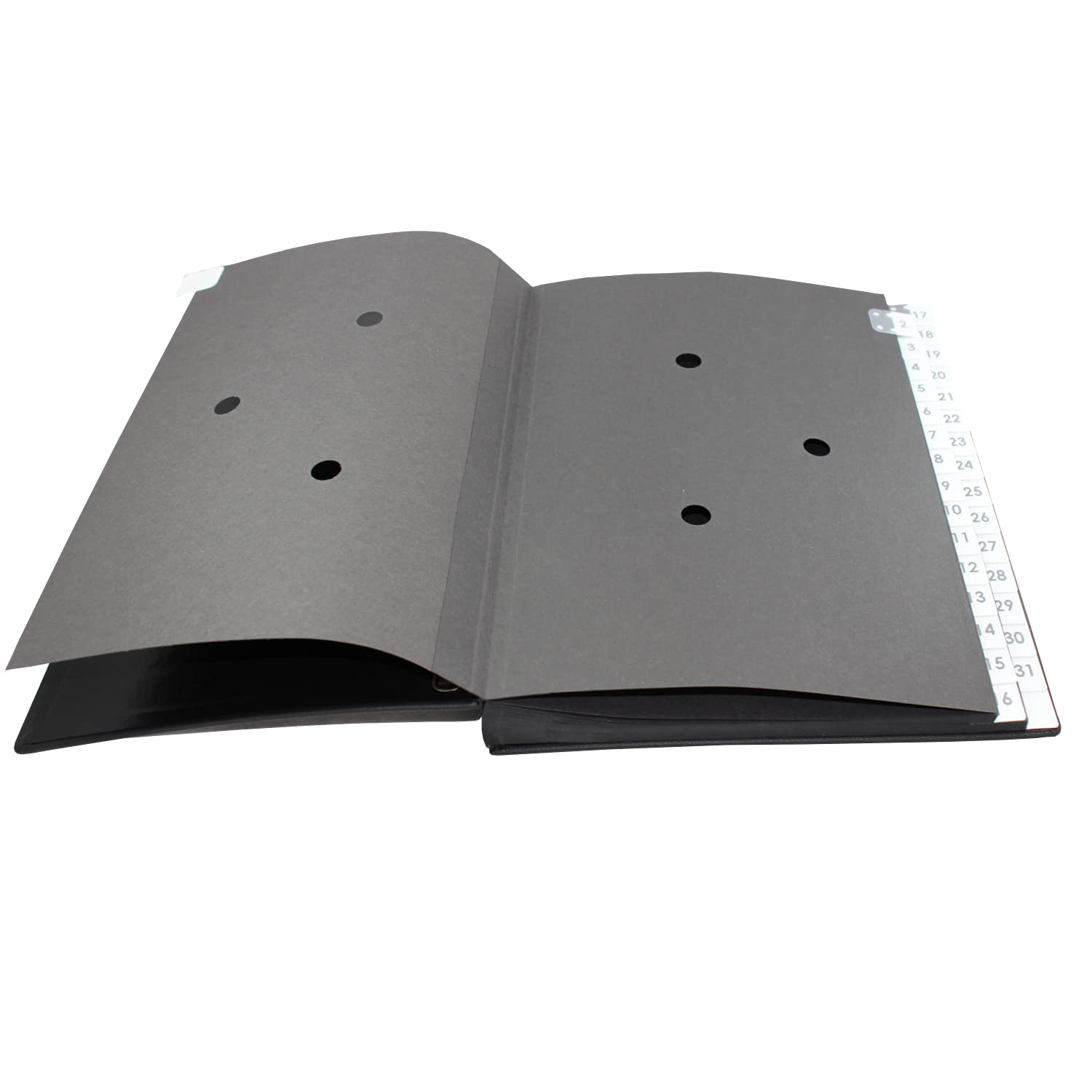 Classificatore con indice 1 – 31 NERO Custodia in pelle bovina pieno
