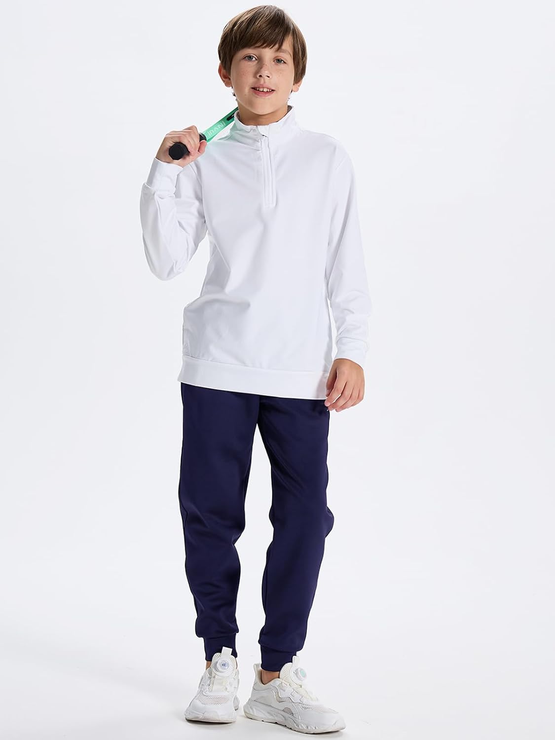 DEVOROPA Toddler to Youth Boys Joggers Kids Tapered Leg Sweatpants Lightweight Running Soccer Sports Athletic Pants Pockets - Image 3