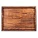 Large Serving Tray Wooden Rustic 16.54 x 11.81 x 1.96 Inch With Handles Fruit Food Breakfast Coffee Cupcake Decorative Dinner Party