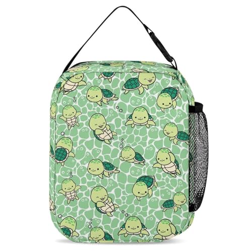 Sea Turtle Backpack with Lunch Box & Pencil Case for Kids Girls Boys School, 16 Inch Cute Sea Turtle Bookbag, School Backpack for Students Children, Lightweight, Large Capacity 5