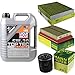 Produktbild QR-PARTS 69371701 Filter Set Inspektionspaket 5 Liter Motoröl Top Tec 4200 5W-30 MANN-FILTER Innenraumfilter Luftfilter Ölfilter