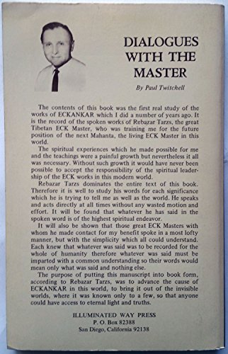 Dialogues With the Master 0914766783 Book Cover