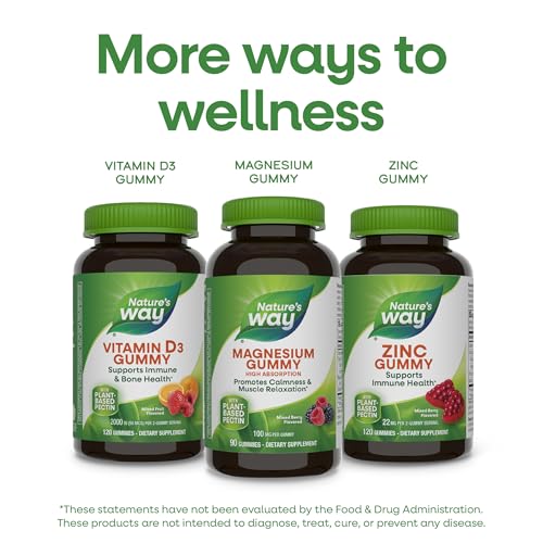 Nature’s Way Magnesium Gummies, 100 mg Magnesium per Gummy, 90 ct - image 7
