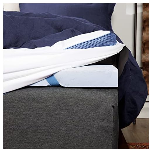 ViscoSoft Pillow Top Latex Mattress Topper Queen | Serene 3 Inch Gel Latex Mattress Pad + Premium Quilted Cover