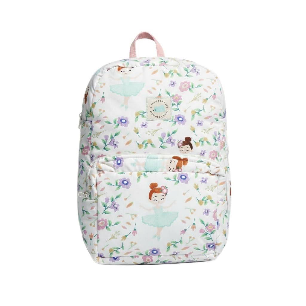 TIDY SLEEP Cute Backpack for Kids Girls Boys Toddler Backpack Preschool Nursery Travel Bag - Size (34x24) cm - Ballerina