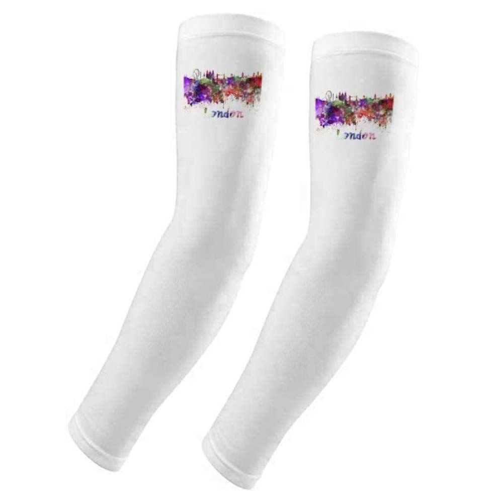 Manchons de bras London aquarelle protection UV DIYthinker - 5