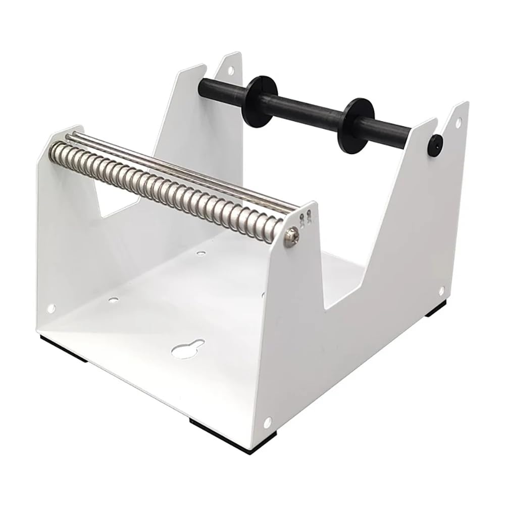 Toplionace Distributeur Manuel D'étiquettes pour Autocollants Thermosensibles de 10 à 120mm, Séparateur D'étiquettes à Codes-Barres Universel et Outil de Décollement à Largeur Réglable