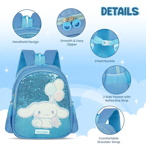 Image of Storite School Bag for Girls 9L Capacity | Stylish Durable Water-Resistant School Backpack | Shoulder Bag for Kids | Great for Birthday Gifts
