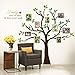 TIMBER ARTBOX Large Family Tree Wall Decal – Sweet Family Tree Photo Frames Collage Wall Decor for Living Room, Staircase & Hallway – Family Tree Picture Frame Vinyl Stickers with Quote