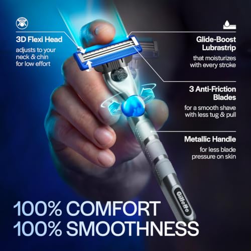 Gillette Mach3 Turbo - Herrenrasierer mit Flexball-Technologie, 1 Stück – Ansicht 3