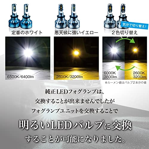 Amazon | 純正LEDフォグ パワーアップキット アルファード/ヴェル 