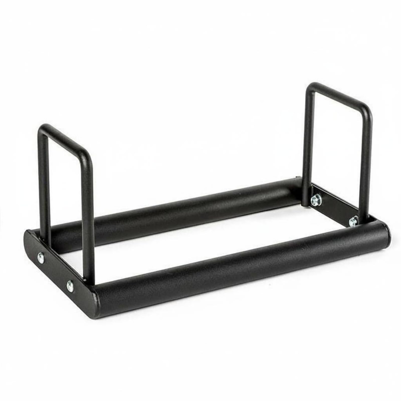 Soporte para Discos de Barra Estante de Placas Organizador de Pesas Rack de Almacenamiento Construcción Sólida con Varias Posiciones para Mayor Orden, Negro, Unidad Individual