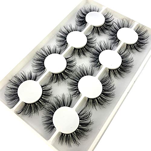 2021 New 8 pairs natural false eyelashes fake lashes long makeup 3d mink lashes eyelash extension mink eyelashes for beauty (JM-1)
