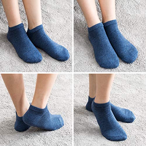 Image of MAGIARTE Womens Cotton Ankle Socks Low Cut Athletic Casual Mutil Color No Show Running Socks for Women