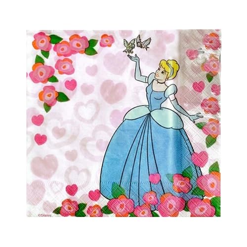 Disney Princess - Serviettes de table (Taille unique) (Rose/Blanc/Vert)