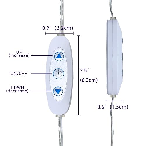 Miniatura 8 de jXIN Interruptor de atenuación sensible, brillo ajustable, bajo voltaje, con conector hembra de CC libre, adecuado para luces de neón LED,