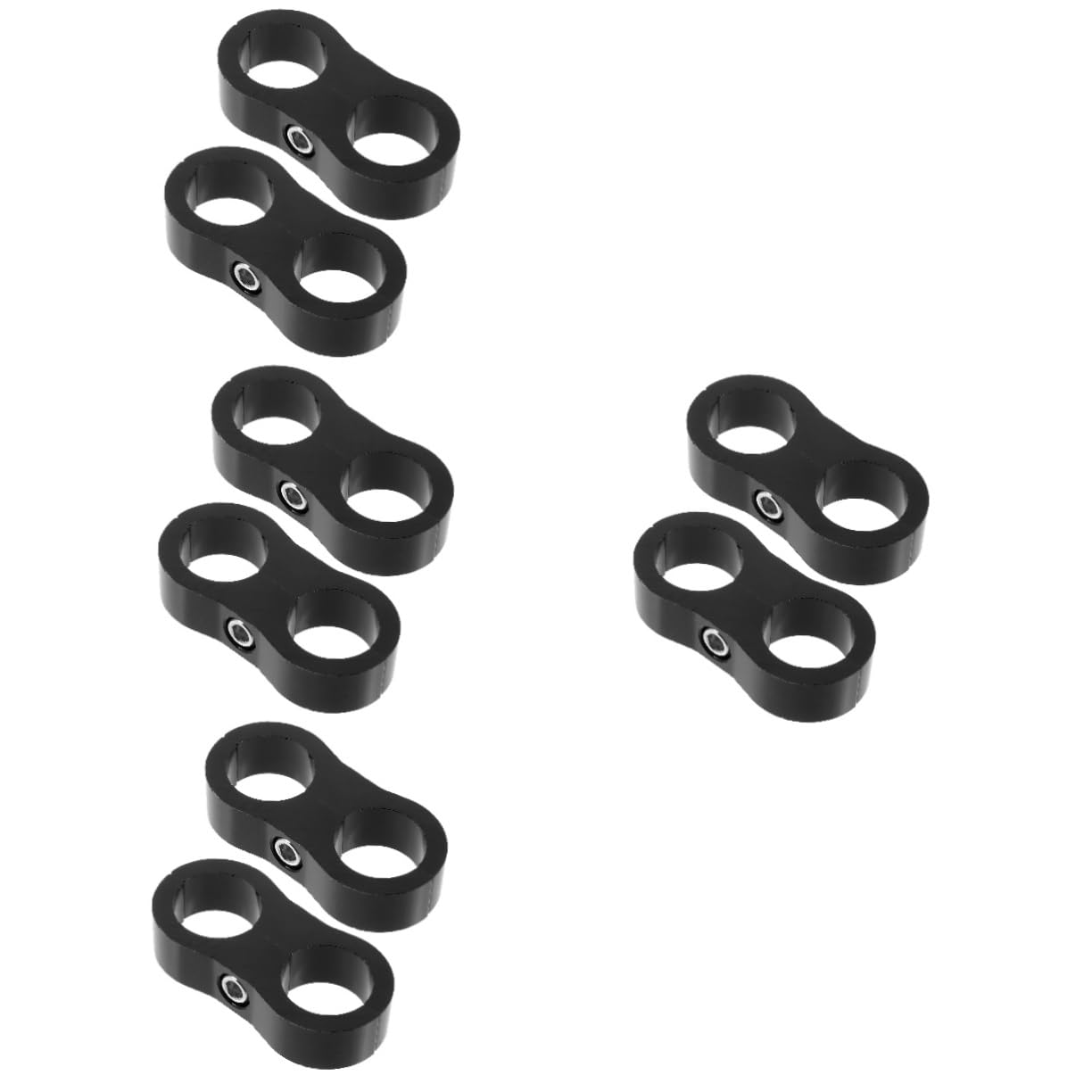 Abrazaderas para tubería de aceite MAGICLULU de montaje para mangueras (8 piezas) 8