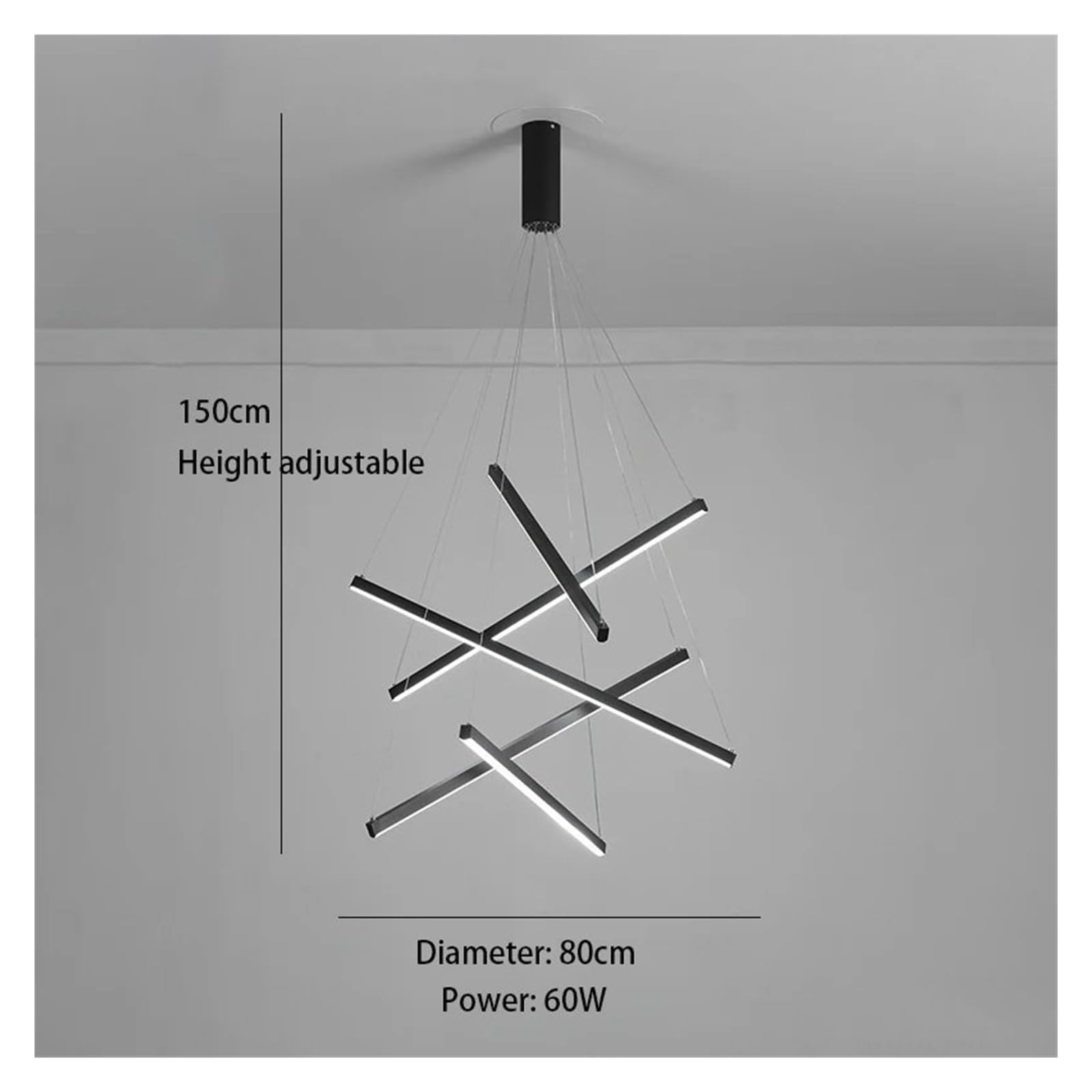 Araña moderna , Luces colgantes LED nórdicas, candelabro de ., iluminación moderna y sencilla, muebles de comedor, lámpara de decoración Compatible with el hogar, iluminación interior(7 heads,Warm lig