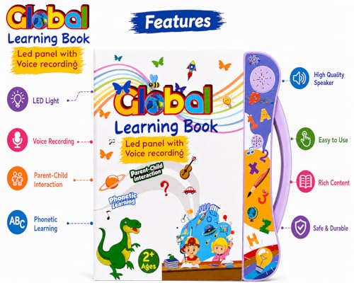 Image of Braintastic Kids Novelty Hindi Learning Reusable Slate Book | Hindi Varnamala, Numbers Practice | Early Learning Toy for 2+ Years (Global Learning Book)