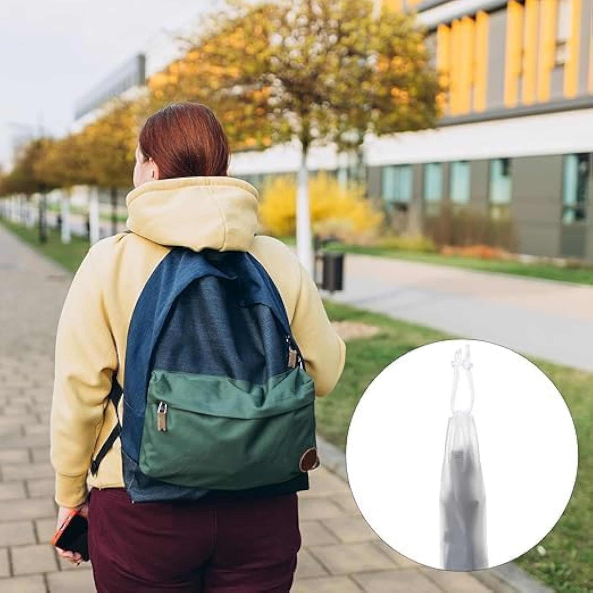 5 Pcs Travel Umbrella Sleeves with Drawstring