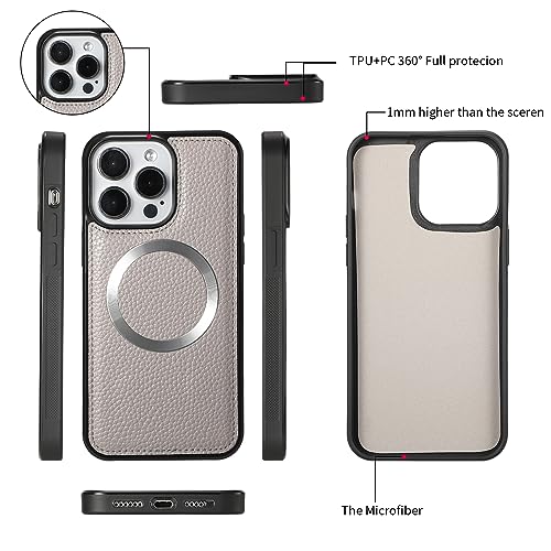 Reeginch Crossbody Wallet Case For Iphone 16 Pro Max, Magnetic Detachable Floral Pu Leather Phone Case With Rfid Blocking Card Holder Wristlet Mirror Flip Zipper Shoulder Purse Bag For Women thumb #4